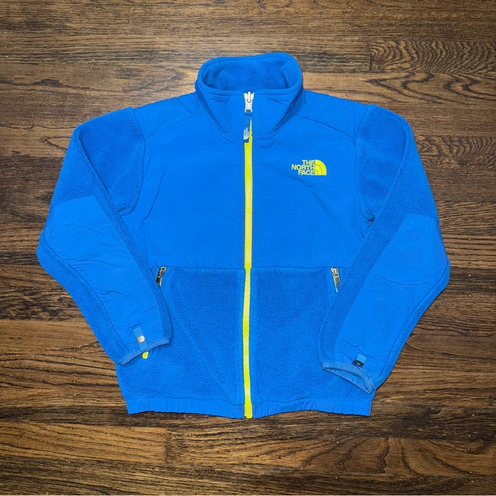 The North Face Kids Blue Fleece Jacket Denali size
7/8